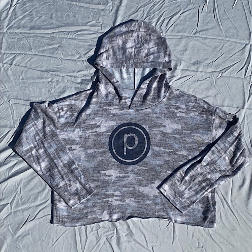 Pure Barre cropped hoodie